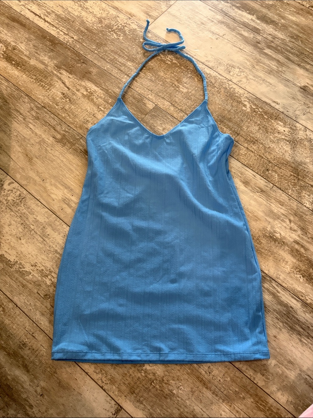 wild fable Light Blue Halter Swim Coverup